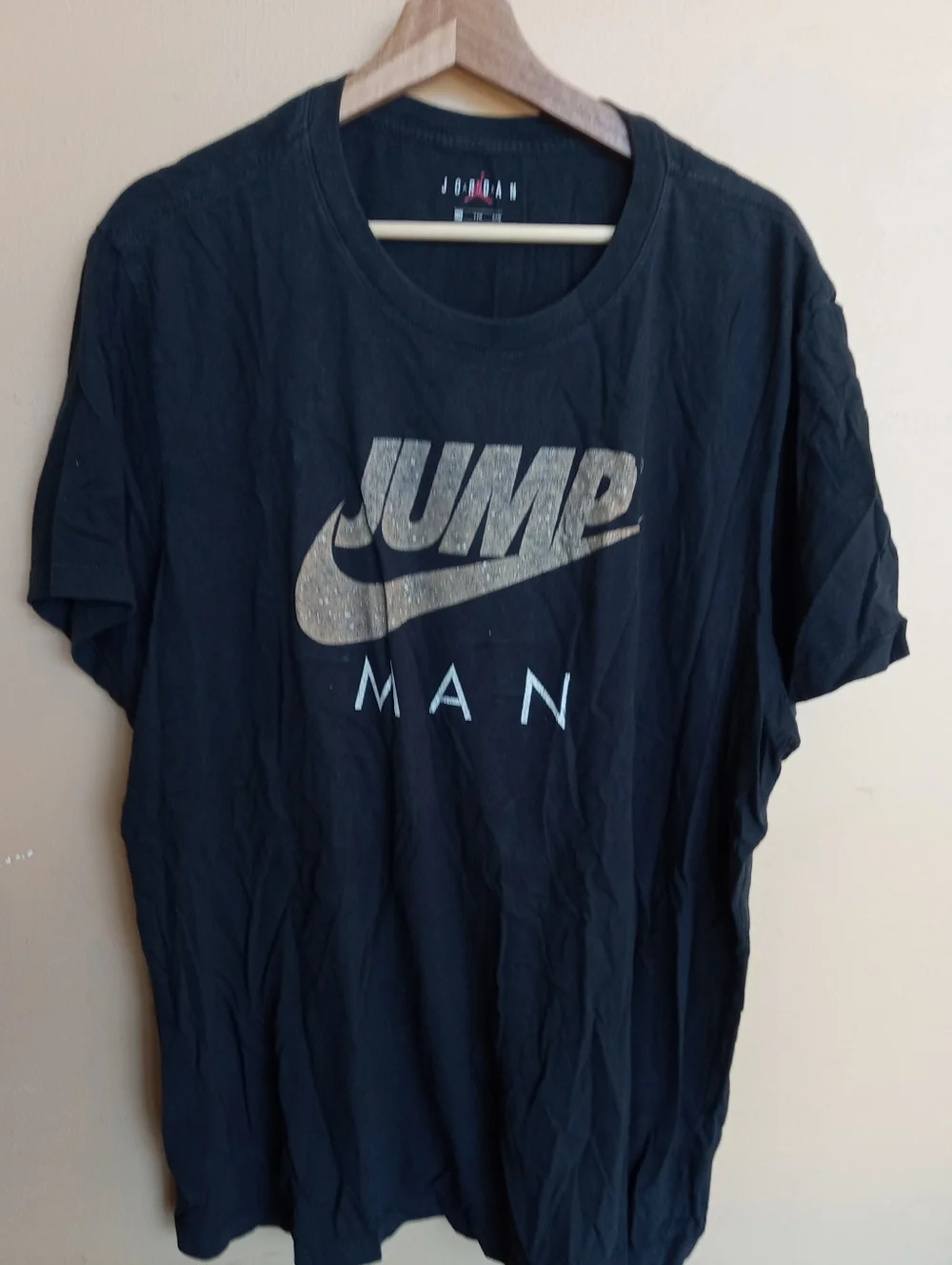 Jordan Jump Man Black Tshirt XXL